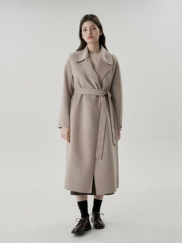 Hidden Belted Handmade Coat_DW4WH400 - COIINCOS - Modalova