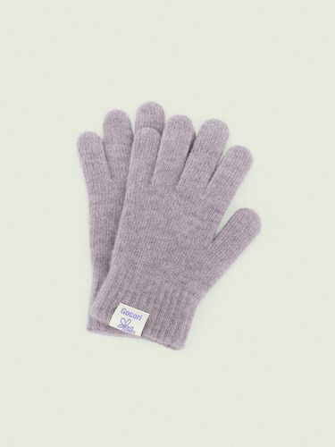 SHORT KNIT GLOVES - PURPLE SAGE - GOCORI - Modalova