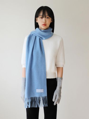 WOOL MUFFLER - SKY BLUE - GOCORI - Modalova