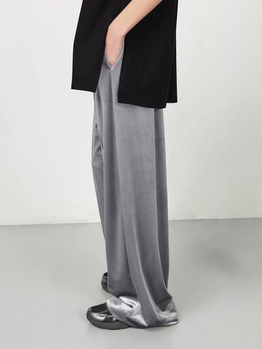 High End Velvet Banding Pants_SILVER GRAY - ONE - Modalova