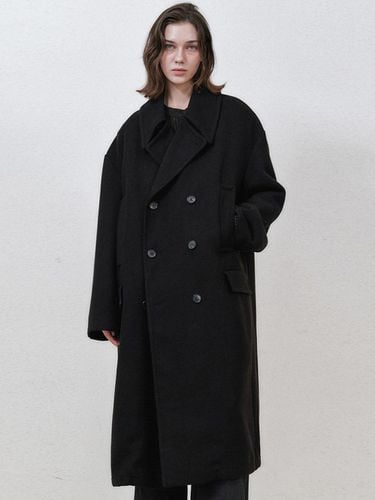 Back Point Double Wool Coat_Black - Trip LE Sens - Modalova