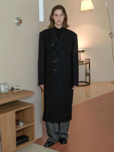 AUSTRALIAN W90] Australian Wool One Side Coat_Bla - Trip LE Sens - Modalova