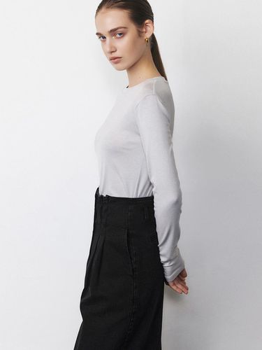 Wool Tencel Long Sleeve T - shirt - ONE - Modalova