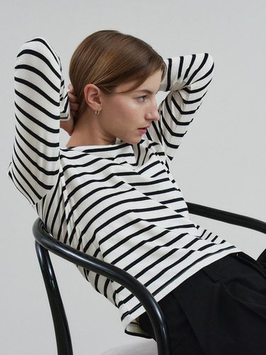 Bas Long sleeved T - shirt black stripe - Wave Union - Modalova