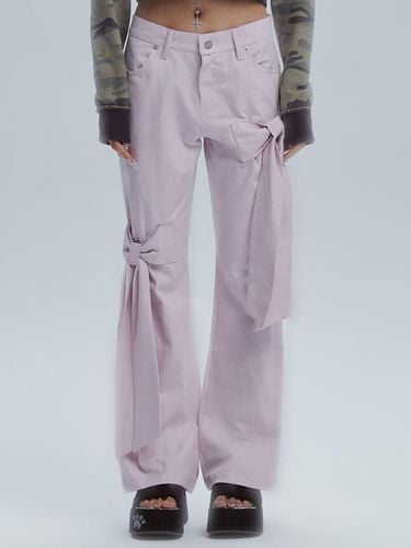 RIBBON BOOTSCUT PANTS_PK - GILA ARCHIVE - Modalova