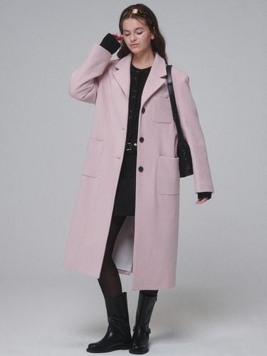 Single breasted Wool long coat_Pink - OPENING SUNSHINE - Modalova