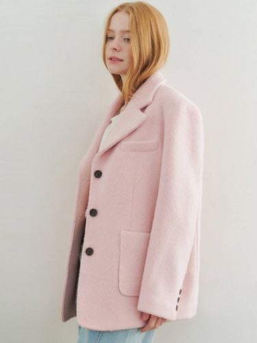 Suri alpaca Overfit Blazer_Pink - OPENING SUNSHINE - Modalova