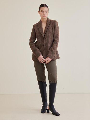 Merino Wool 100 Tweed Jacket _ - HAGAHI - Modalova