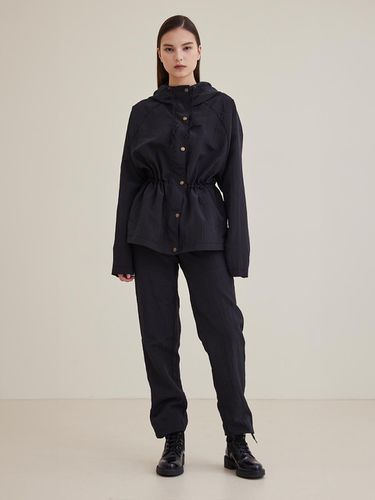 Wrinkle Pants- Black - HAGAHI - Modalova