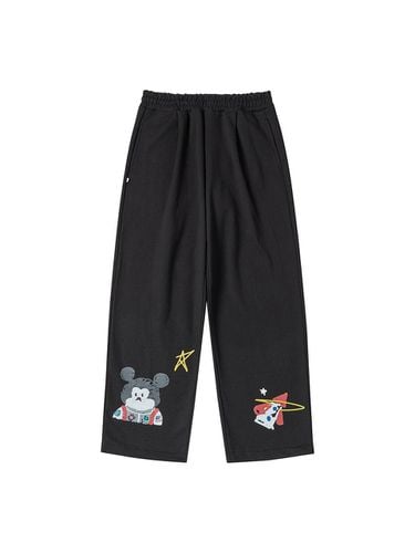 Art Apollo Wide Jersey Pants Black - beyondcloset - Modalova