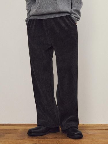 Flannel Fleece Corduroy Pants [] - WEDNESDAY OASIS - Modalova