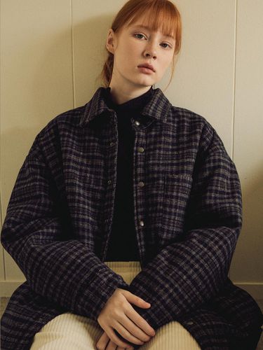 Heritage Quilted Check Padded Shirt - WEDNESDAY OASIS - Modalova