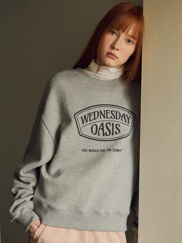 Fleece-lined Signature Sweatshirt [] - WEDNESDAY OASIS - Modalova