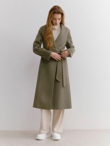 Cashmere Wrap Coat (GREEN) - LEI AVERY - Modalova