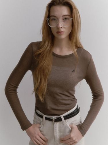 Wool T-shirt (Brown) - LEI AVERY - Modalova