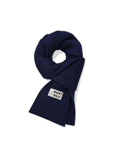 Basic Knit muffler navy - Wacky Willy - Modalova