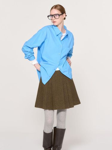 Loose Fit Cotton Shirt [SKY BLUE] - GENERAL IDEA - Modalova