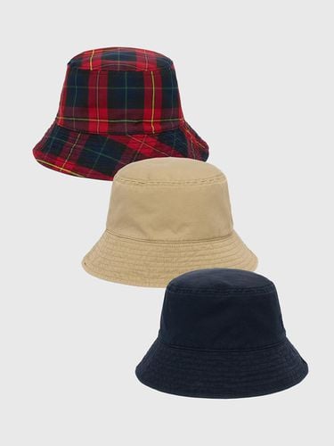 UNISEX Reversible Tartan Check Bucket Hat [3COL] - GENERAL IDEA - Modalova