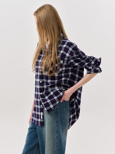 Standard Tartan Checkered Shirt [NAVY] / SBD3U0300 - GENERAL IDEA - Modalova