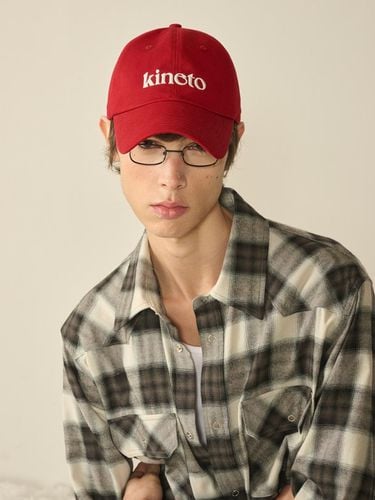 Signature Logo Ball Cap_Red - KINETO - Modalova