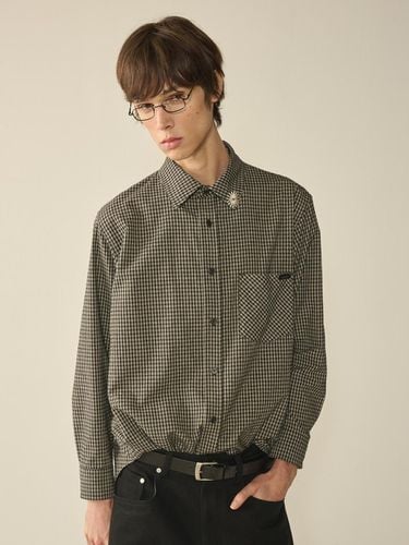 Classic Checked Shirt_Black - KINETO - Modalova