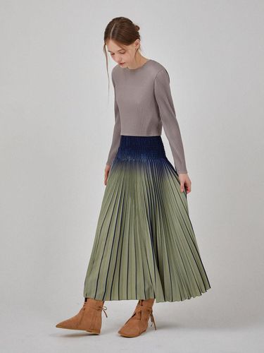 Layered two-tone fringe skirt - Lapli - Modalova