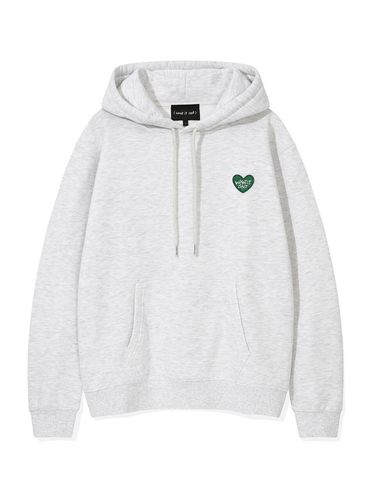 Heart Wappen Napping Hood Light Gray - Wacky Willy - Modalova