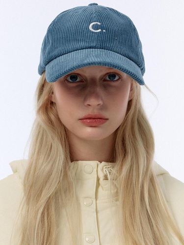 Corduroy Ball Cap (Blue) - CLOVE - Modalova