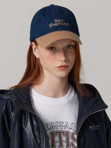 Signature denim logo color ball cap - bensherman - Modalova