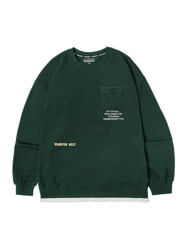 Skateboarder Round Sweatshirt GREEN - ready4next - Modalova