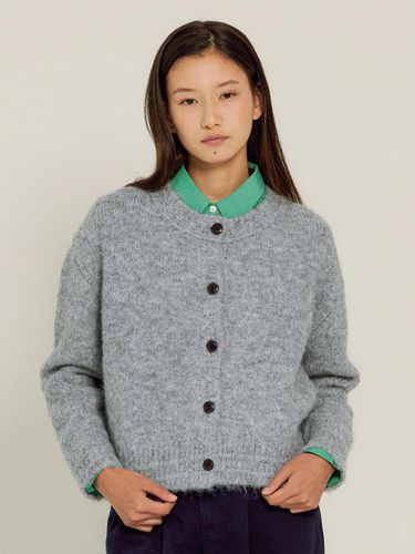 Fog Cardigan (Melange Gray) - sienne - Modalova