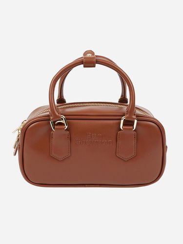 Classic Leather Square Mini Tote Bag - bensherman - Modalova