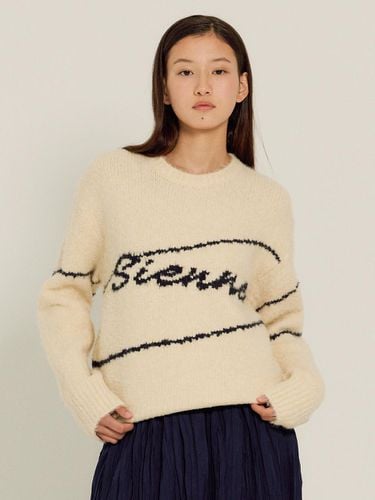 Sienne Lettering Knit (Cream) - sienne - Modalova