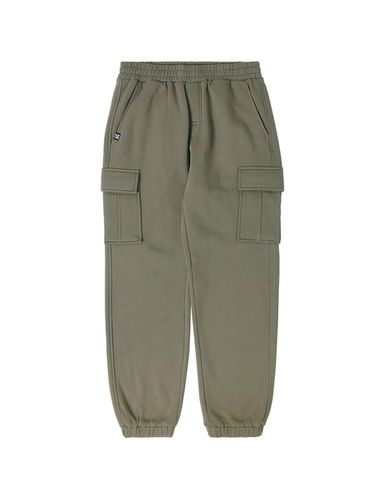 Signature cargo fleece jogger pants LIGHT KHAKI - ready4next - Modalova