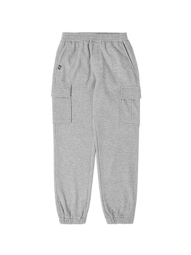 Signature cargo fleece jogger pants MELANGE GREY - ready4next - Modalova