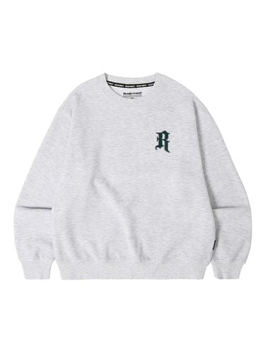 Baseball Crew Napping Sweatshirt LIGHT MELANGE GRE - ready4next - Modalova