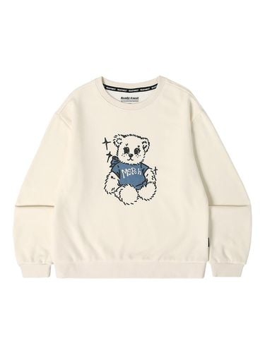 Women's Ribbon Bear Fleece-Lined Sweatshirt - ready4next - Modalova