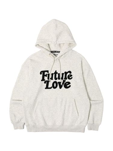 Future Love Napping Hoodie LIGHT MELANGE GREY - ready4next - Modalova