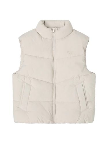 LAYER High-neck Wellon Padded Vest CREAM - ready4next - Modalova