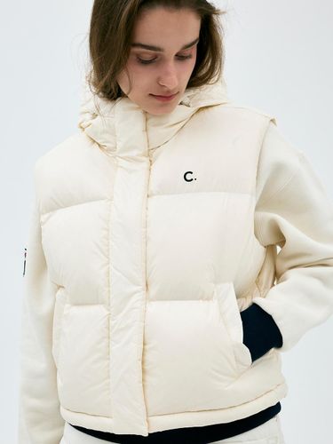 FW clove] Hood Down Vest - CLOVE - Modalova