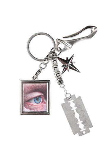 Razor Blade Layered Keyring - CLUT STUDIO - Modalova