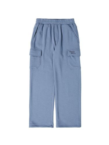 Semi-wide long-term wool winter sweatpants DARK BL - ready4next - Modalova