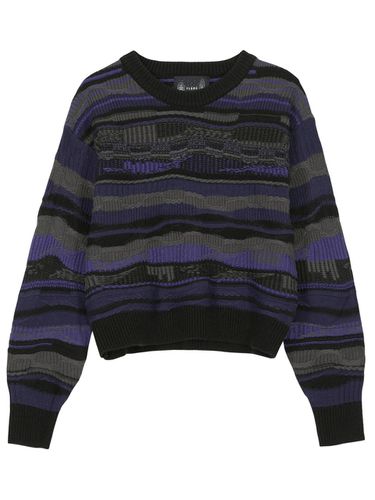 Mix Knit Sweater (FL - 147_Purple) - FLARE UP - Modalova