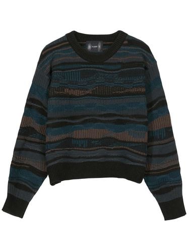 Mix Knit Sweater (FL - 147_Turkish Blue) - FLARE UP - Modalova