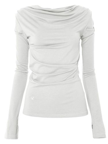 Drape Long Sleeve (FL - 146_White) - FLARE UP - Modalova