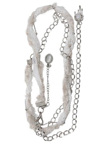 Braided Handmade Chain Belt (FL - 732_White) - FLARE UP - Modalova