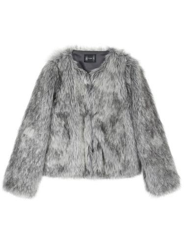 Fur Jacket (FL - 046_Gray) - FLARE UP - Modalova