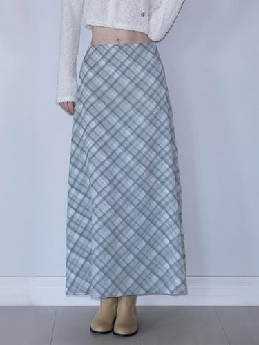 Check Maxi Long Skirt [Green] - Rosefrantz - Modalova