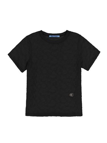 Wrinkle Slimfit T shirt [Black] - Rosefrantz - Modalova