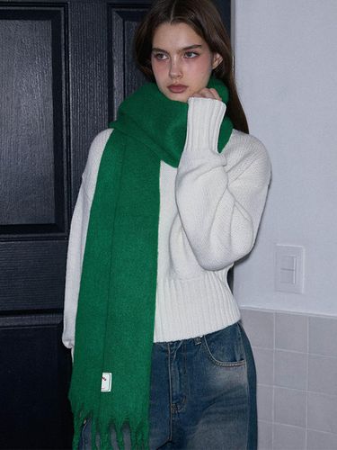 Wide Long scarf [Green] - Rosefrantz - Modalova